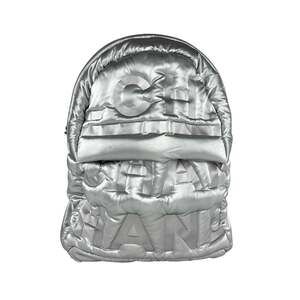 CHANEL Silver Backpack